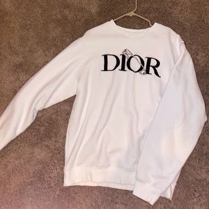 DIOR X JUDY BLAME SAFETY PIN CREWNECK